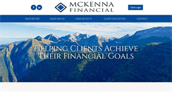 Desktop Screenshot of mckenna-financial.com